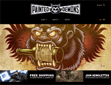 Tablet Screenshot of painteddemons.com